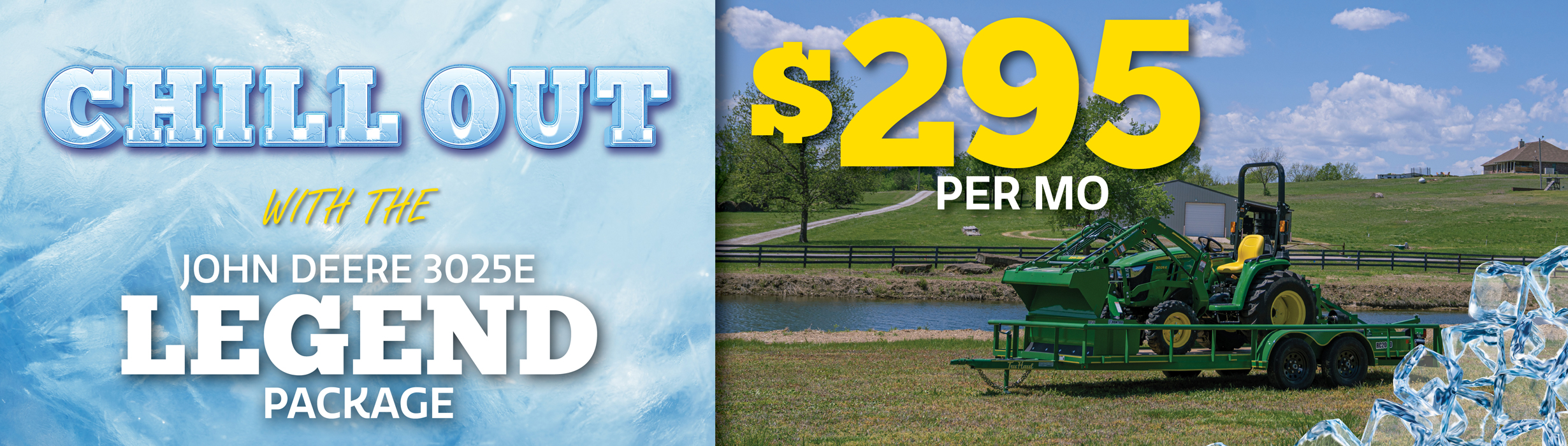 Chill Out this Summer with the John Deere Legend Package!